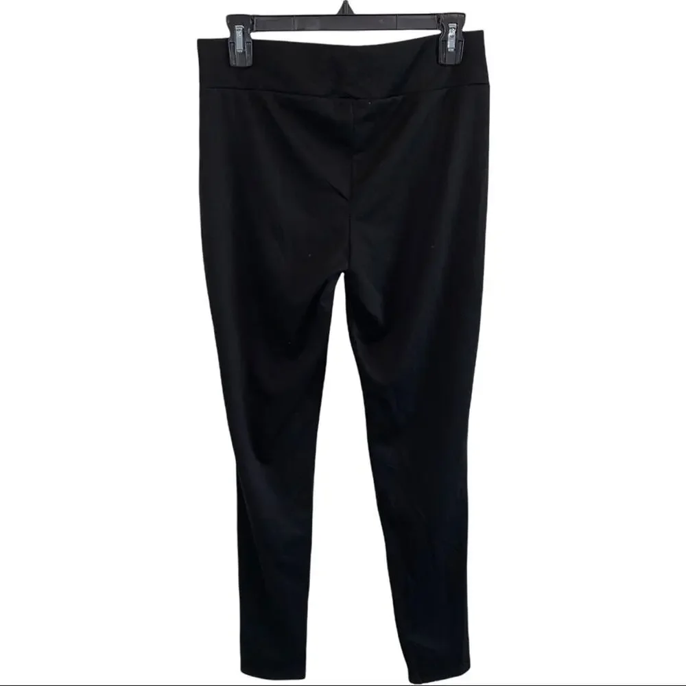 NWT Ultra Flirt By Ikeddi Stud-Trimmed Leggings Black
